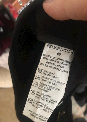 l Beden beymen studio kadin pantalon