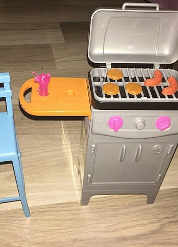 Barbie barbekü seti
