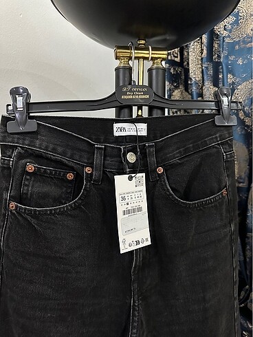 Zara Zara jean pantolon straight yüksek bel