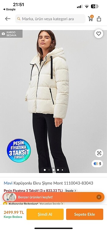 Mavi Jeans Mavi marka mont