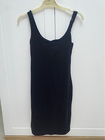 h&m siyah mini elbise