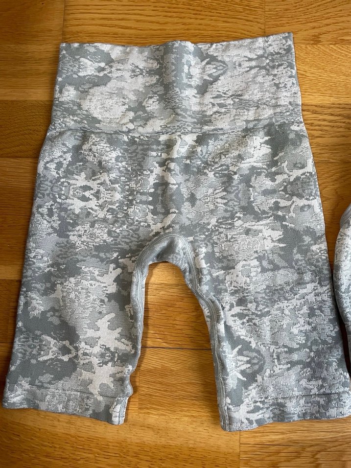 Gri Kısa Spor Takım womensbest şort - Görsel 3