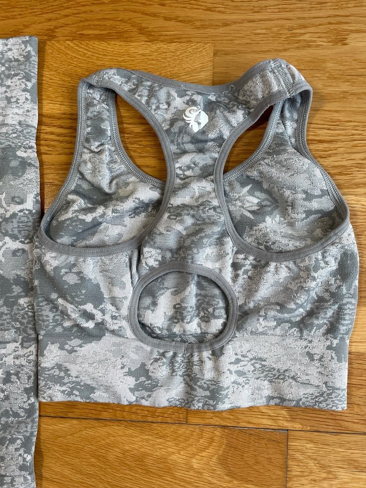 Gri Kısa Spor Takım womensbest şort - Görsel 5