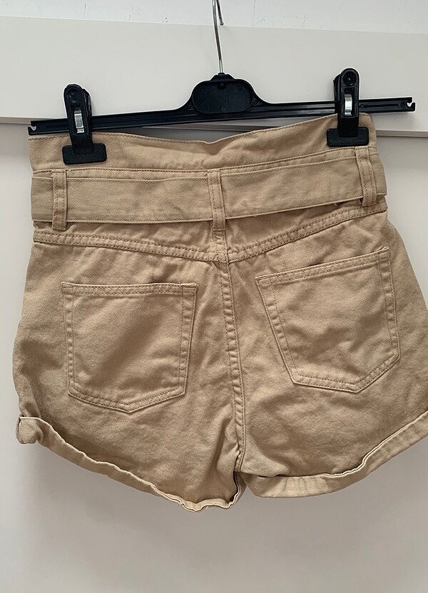 Amisu new yorker bermuda sort yuksek bel - Görsel 3