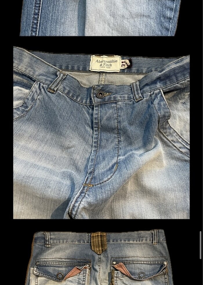 Geniş paça kot pantolon - Görsel 3