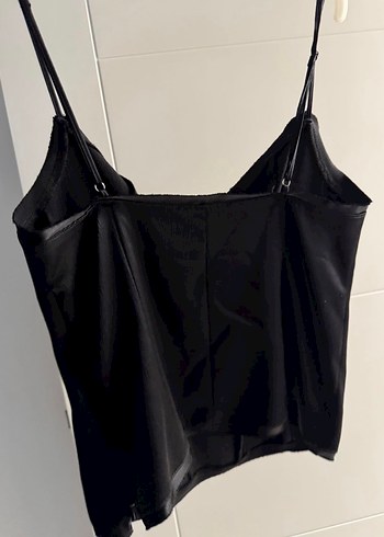 Kadın Siyah Deri Strappy Midi Bustiyer - Görsel 2