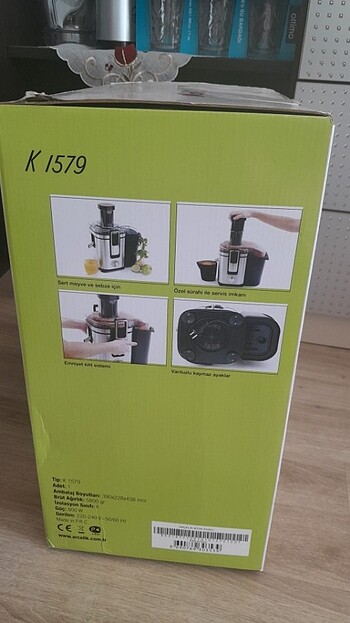 Beden Renk Arçelik K1579 katı meyve sıkacağı