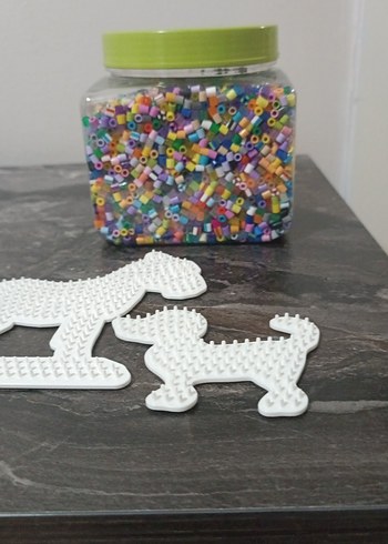 Çok Renkli Çocuk Boncuk Puzzle Seti - Görsel 2