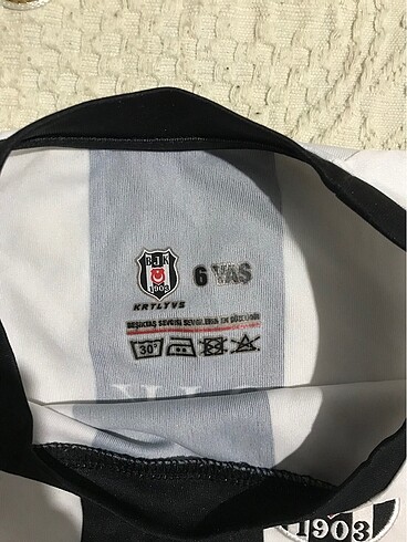 6 Yaş Beden siyah Renk BEŞİKTAŞ 6yaş KARTAL FORMASI BJK