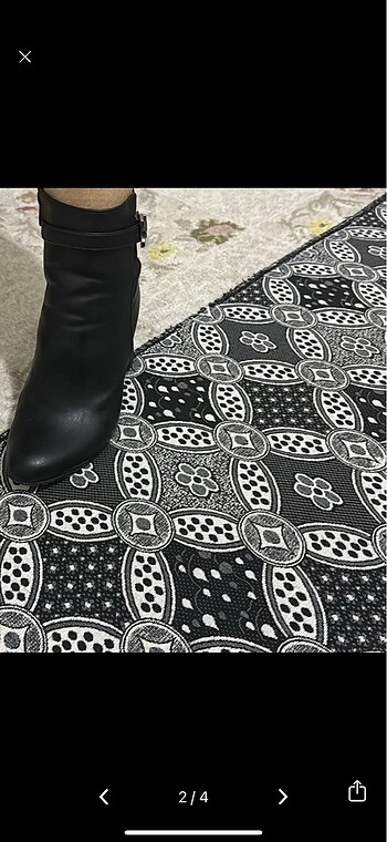 Diğer Siyah topuklu bot