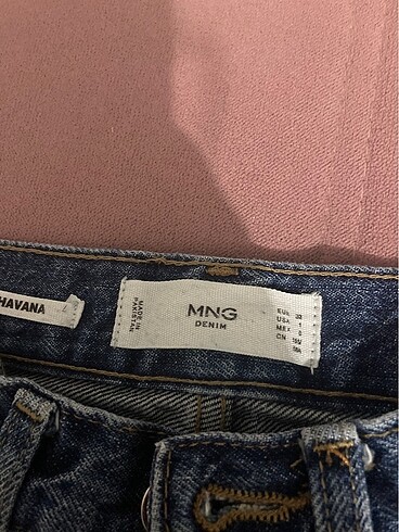 32 Beden Mango Havana model Kot pantolon