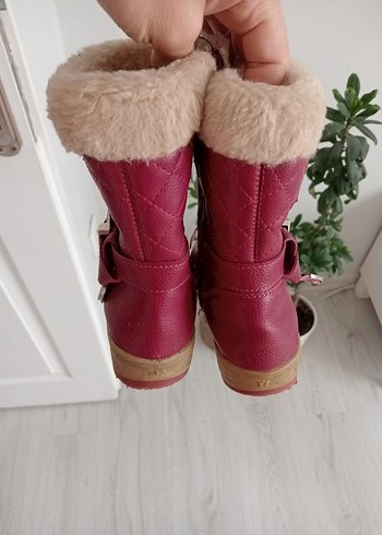 Pembe Kürklü Kız Çocuk Botu - Görsel 5