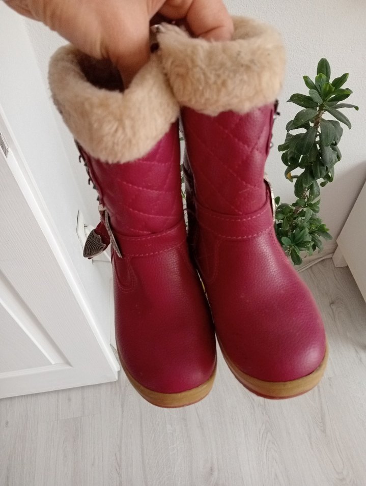 Pembe Kürklü Kız Çocuk Botu - Görsel 3