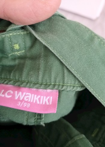 Renkli Nakışlı Kız Çocuk Yeşil Salopet - Görsel 4