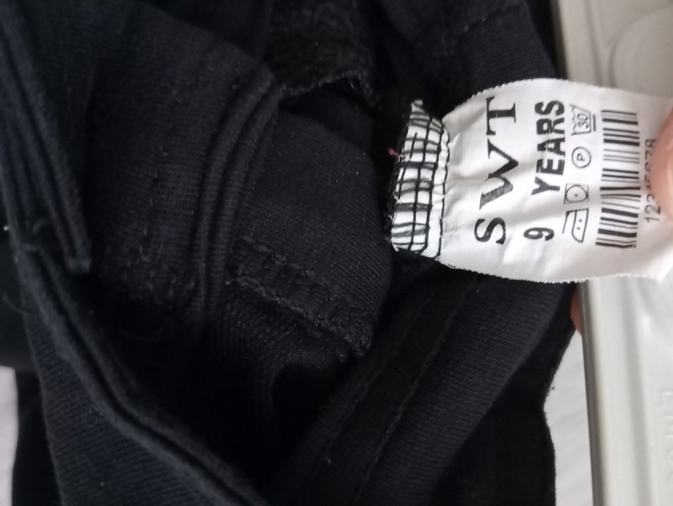 Kız Çocuk Siyah Payetli Dar Kesim Kot Pantolon - Görsel 5