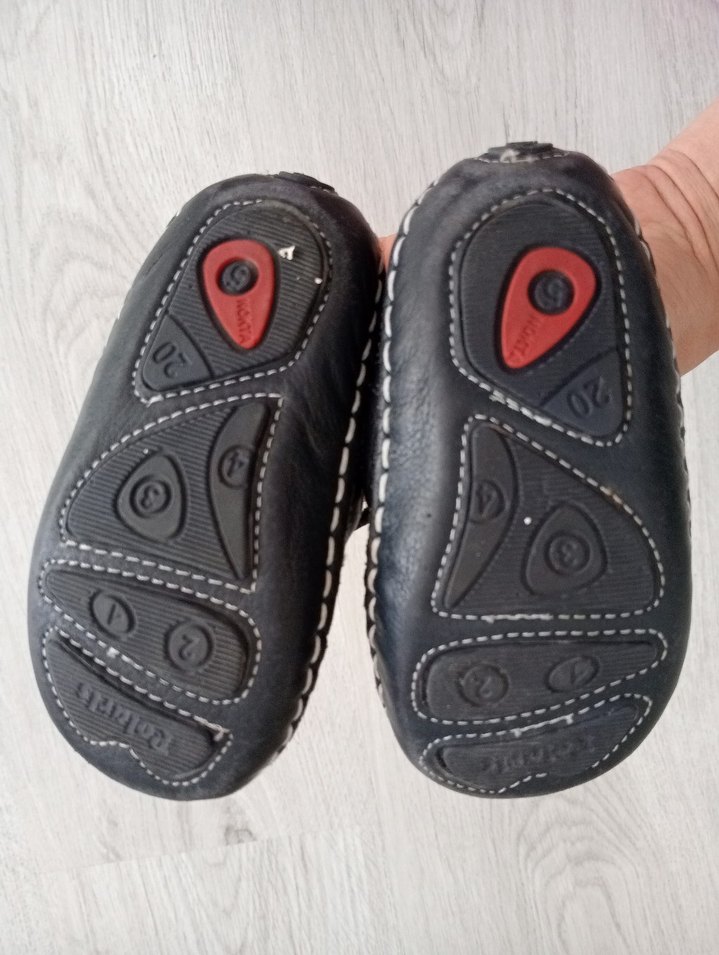 Erkek Bebek Lacivert Biker İlk Adım Ayakkabısı - Görsel 4