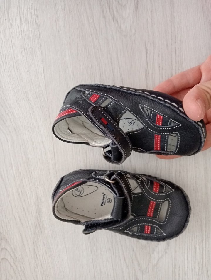 Erkek Bebek Lacivert Biker İlk Adım Ayakkabısı - Görsel 2