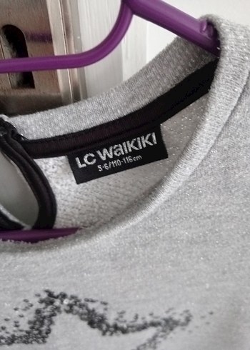 Kız Çocuk Uzun Kollu Gri Elbise - Görsel 2