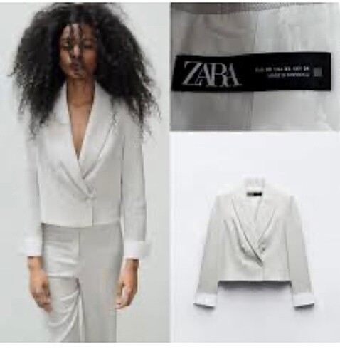 Zara Zara yüksekbel düz kesim pantolon