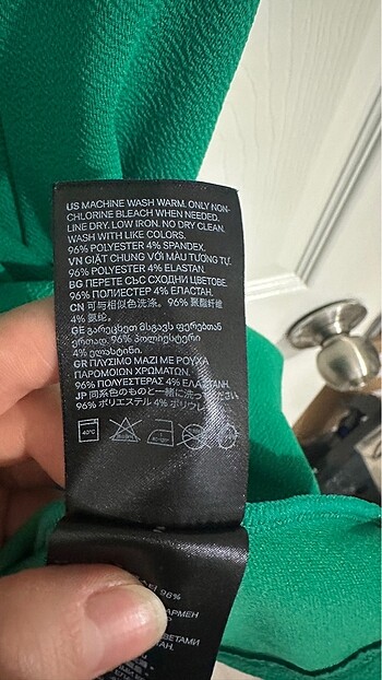38 Beden yeşil Renk H&M elbise