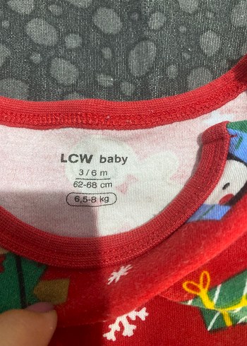 LC Waikiki Erkek Çocuk Kırmızı Desenli Triko Pijama Takımı