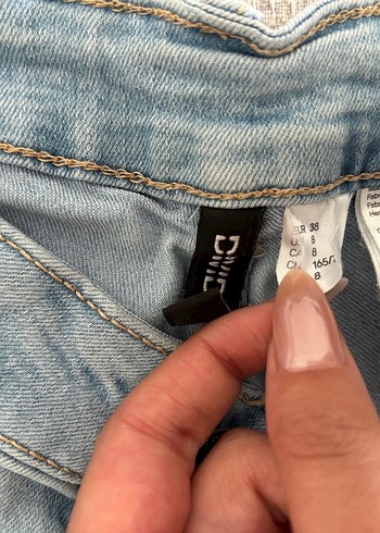 38 Beden mavi Renk Buz mavisi şort