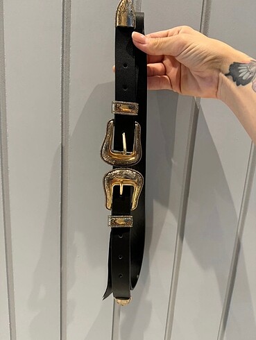 Zara çift tokalı kemer