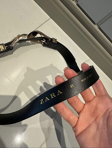 Zara Zara çift tokalı kemer