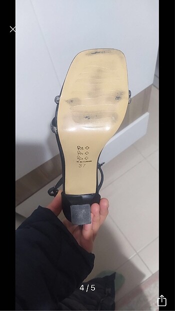 37 Beden topuklu ayakkabı