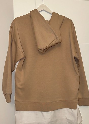Beymen Club Bej Kapüşonlu Baskılı Kadın Sweatshirt