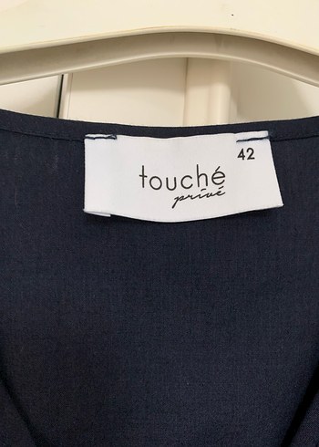 Lacivert Uzun Kolsuz Elbise - Görsel 3