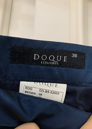 Mavi Parlak Uzun Piliseli Kadın Etek - Görsel 3