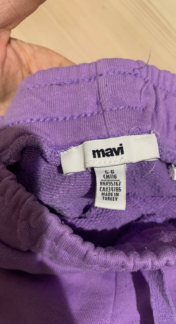 Çocuk Mor Rahat Kesim Şort - Görsel 2