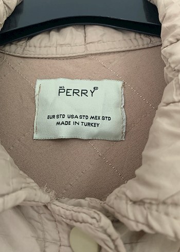 Düğmeli Bej Kadın ince  Ceket - Görsel 2