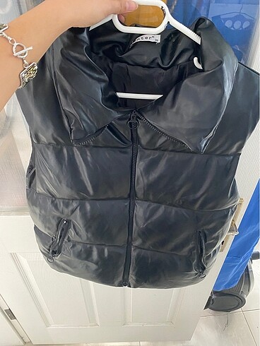 Deri şişme yelek - Görsel 5