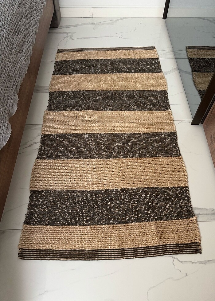 İkea jüt 3 parça kilim 80cm*150cm - Görsel 4