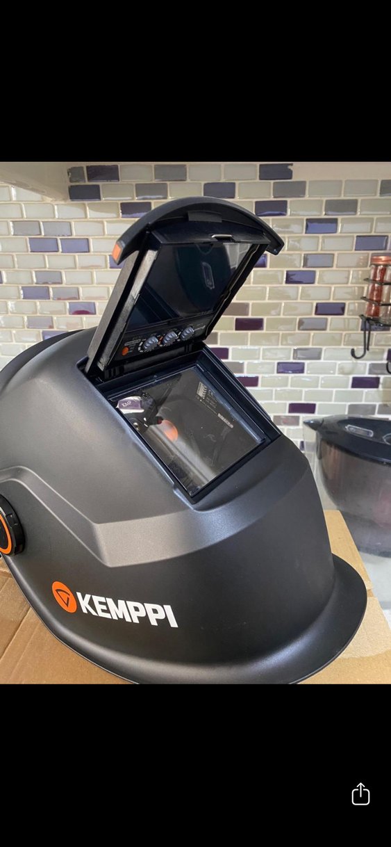 Kemppi Siyah Biker Kaynakçı Maskesi Beta E90A - Görsel 2