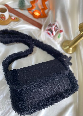 El yapımı tığ işi kanvas çanta - Görsel 4