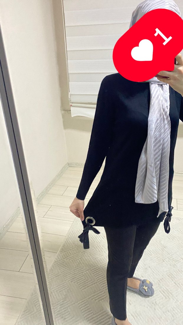 Detaylı triko tunik - Görsel 2