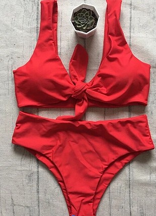 İthal kırmızı bikini