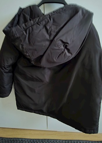 Erkek Çocuk Siyah Fermuarlı mont - Görsel 4