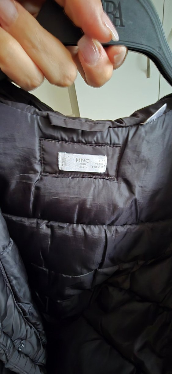 Erkek Çocuk Siyah Fermuarlı mont - Görsel 5