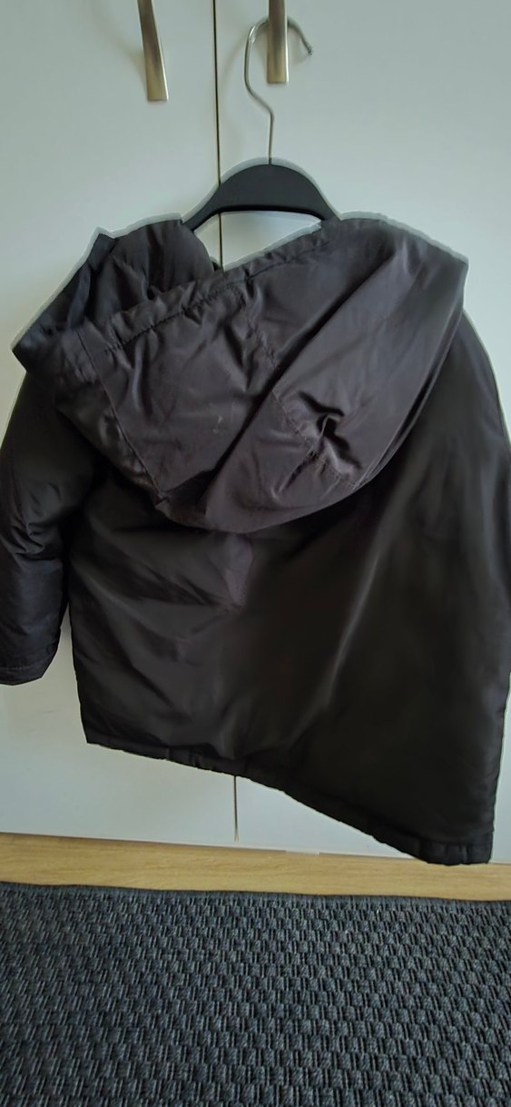 Erkek Çocuk Siyah Fermuarlı mont - Görsel 4