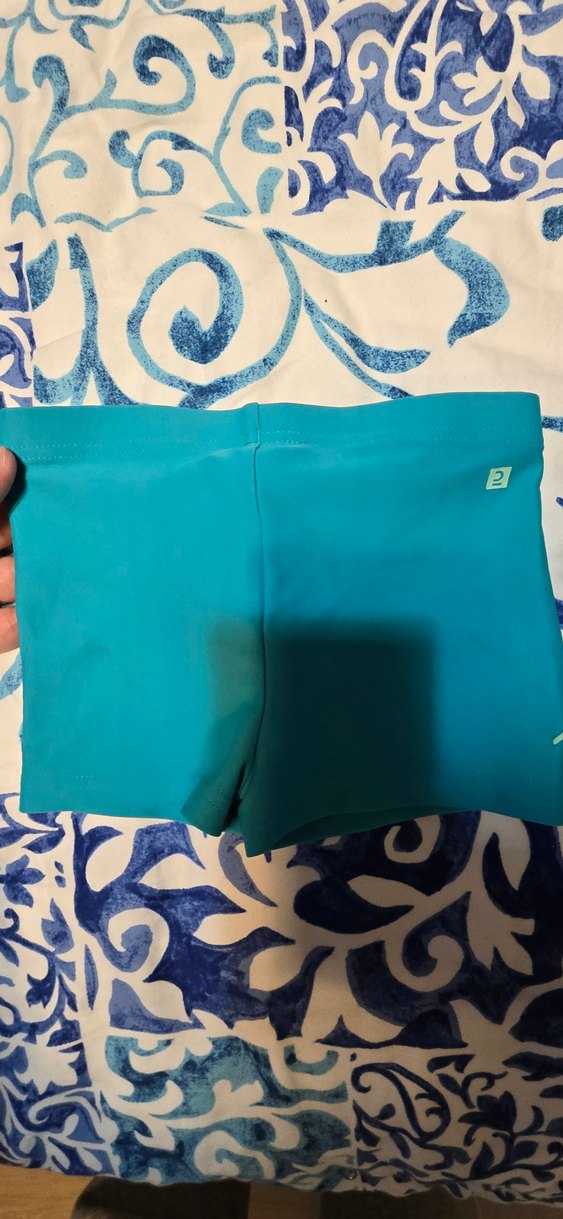 Baskılı Turkuaz Erkek Çocuk Mayo Şortu - Görsel 2