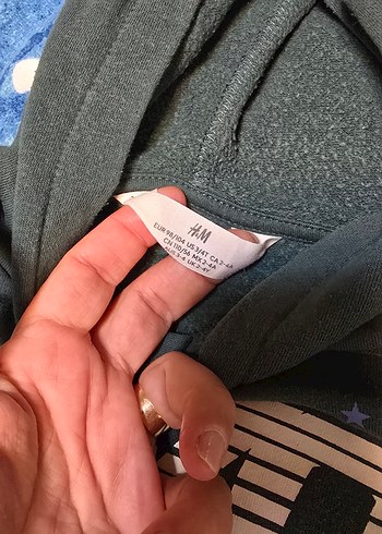 Kapüşonlu  Baskılı Sweatshirt - Görsel 3