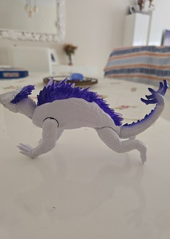 Beyaz ve Mor Dinozor Aksiyon Figürü