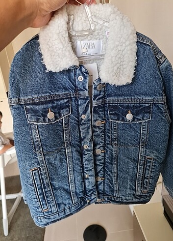 Zara suni yünlü denim ceket