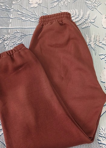 Kadın Kahverengi Rahat Kesim Eşofman Altı - Görsel 2