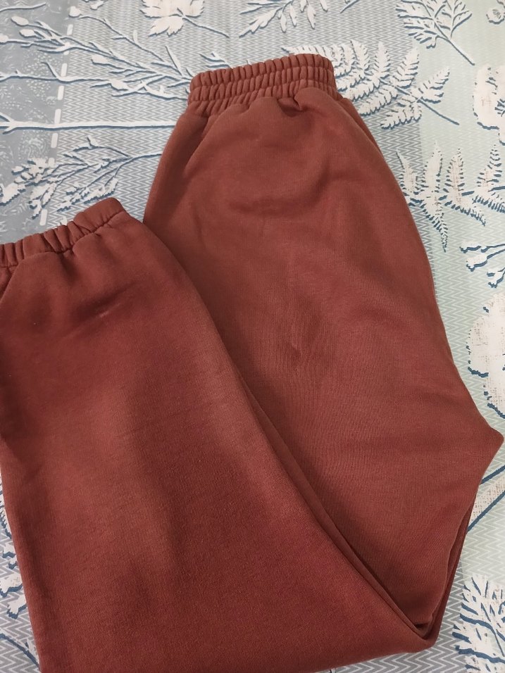 Kadın Kahverengi Rahat Kesim Eşofman Altı - Görsel 2