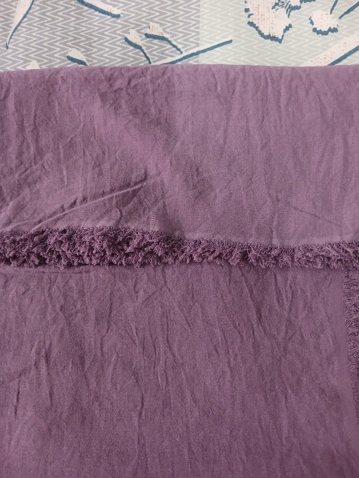 Bohem Mor Keten Kadın Şal - Görsel 2